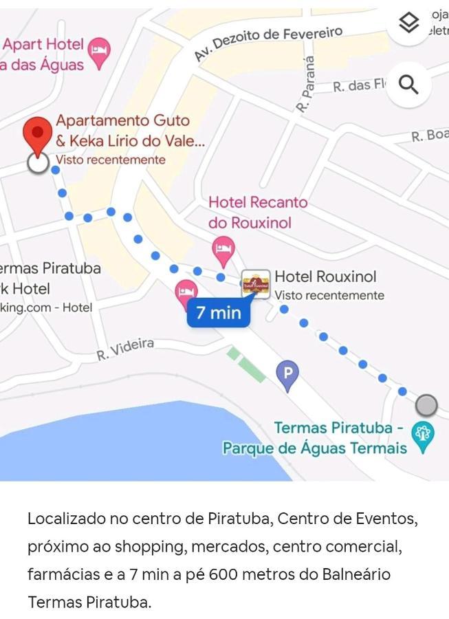 Apartamento Climatizado Familiar Novo Ed Lirio Do Vale Prox Ao Termas De Piratuba Sc Luaran gambar